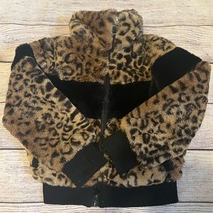 Urban Republic Girls Faux Fur Jacket. EUC. Size M 5/6.